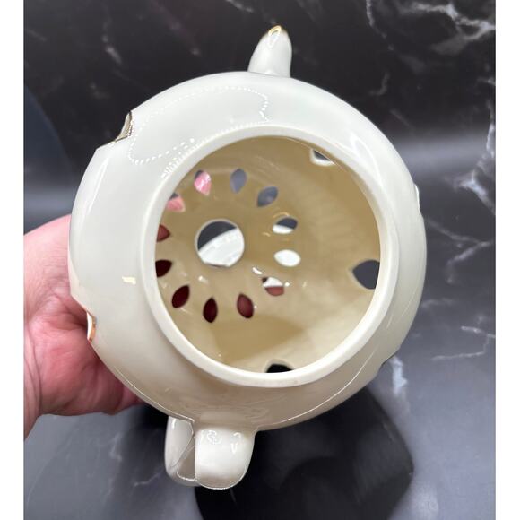 PartyLite ‘Tea For Two’ Votive Candle Holders Teapot & Teacups Set Collectible - Picture 7 of 10